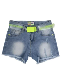Miss Image Shorts in jeans sfrangiati