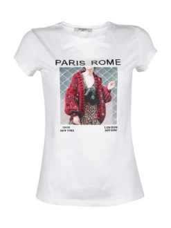 Miss Kiss T-shirt manica corta con stampe
