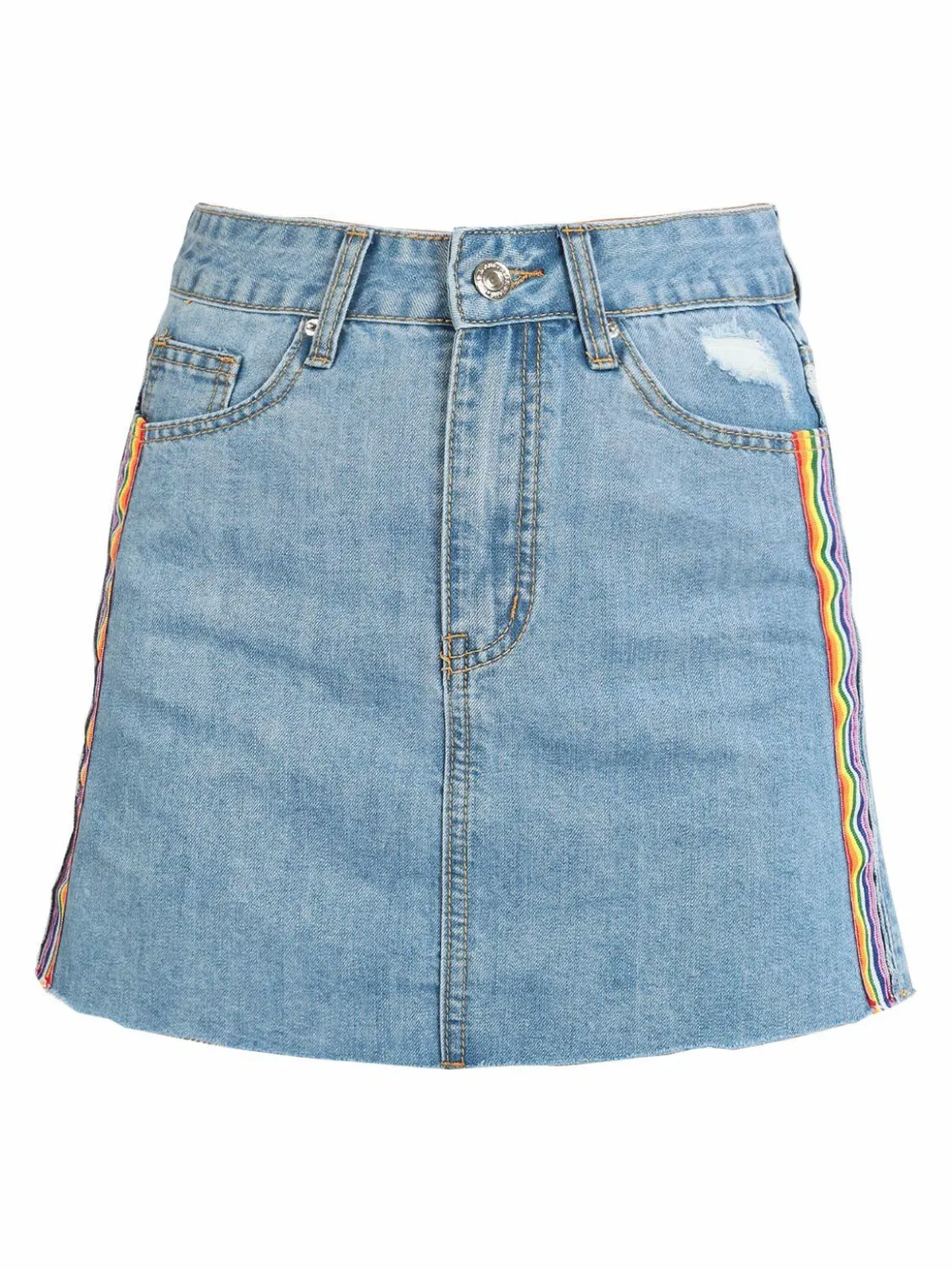 Miss Two Gonna corta in jeans
