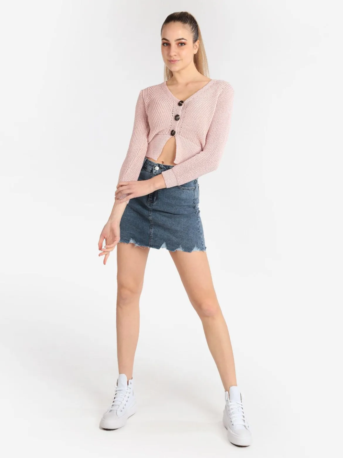 Miti Baci Gonna corta in jeans donna