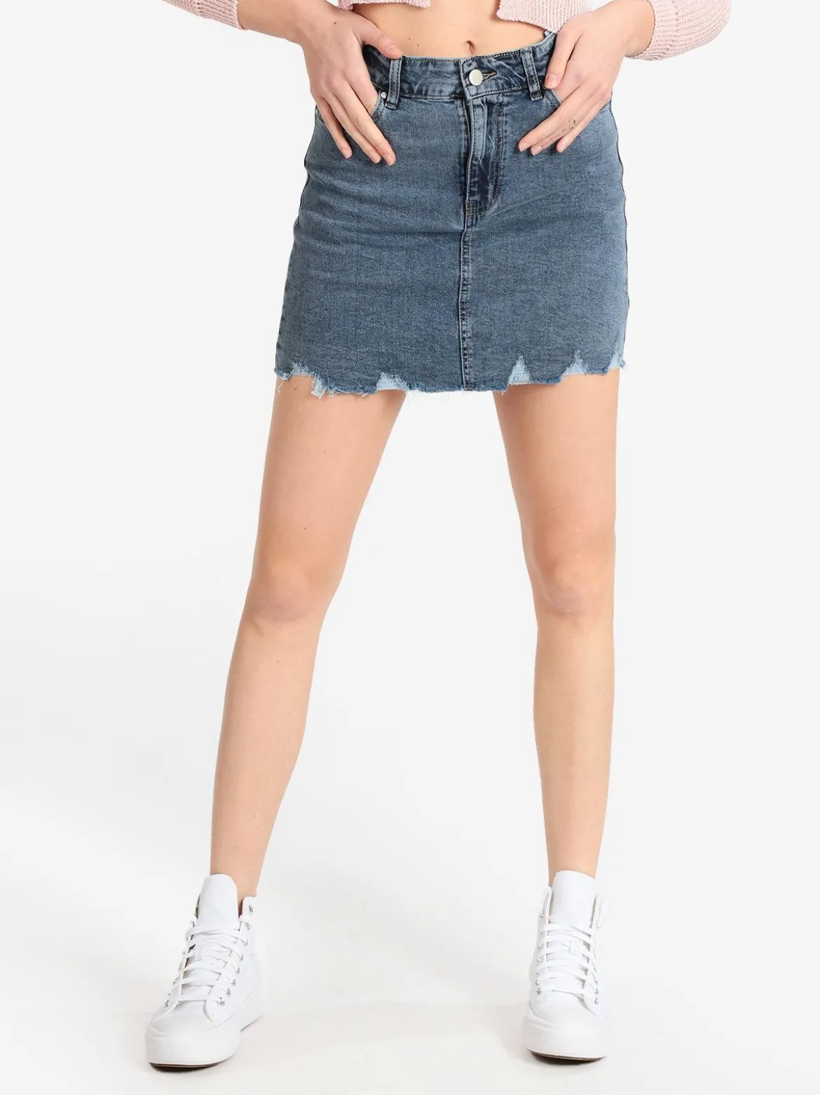 Miti Baci Gonna corta in jeans donna
