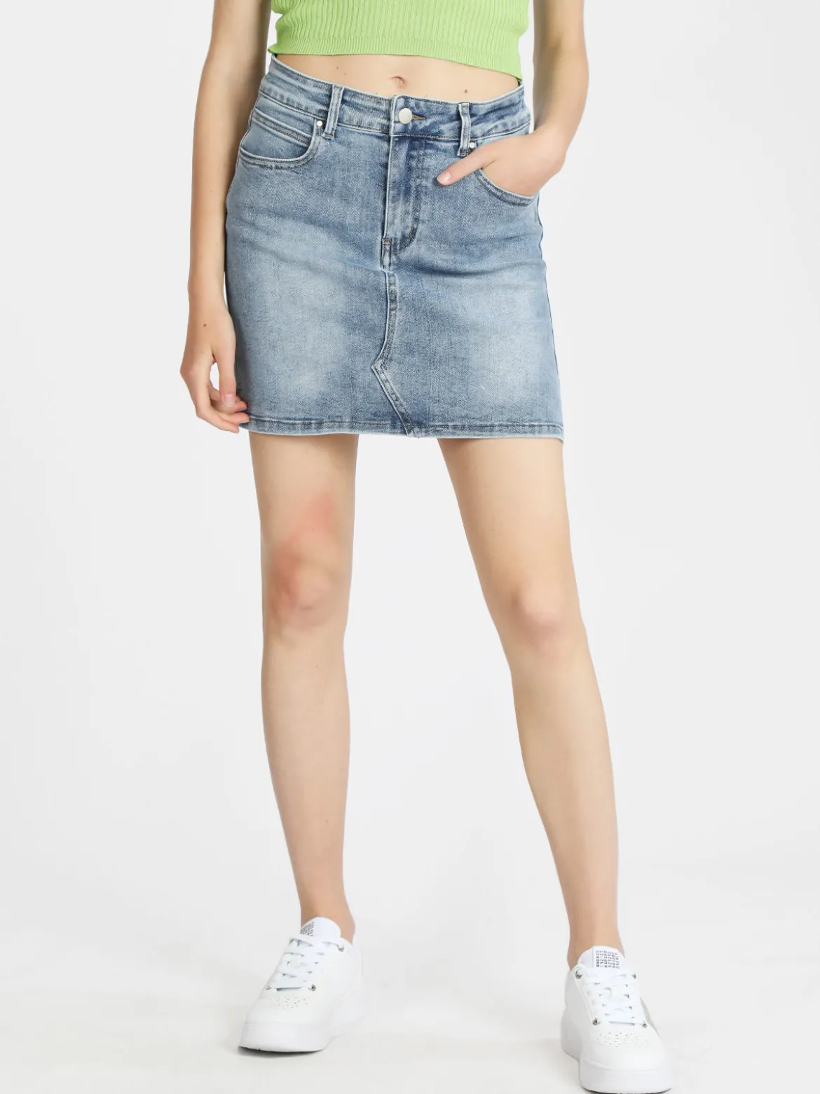 Miti Baci Minigonna donna in jeans