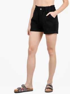 Miti Baci Shorts in jeans da donna a vita alta