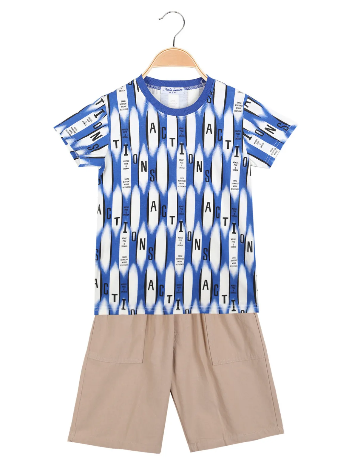 Moda Junior Completo corto da bambino 2 pezzi