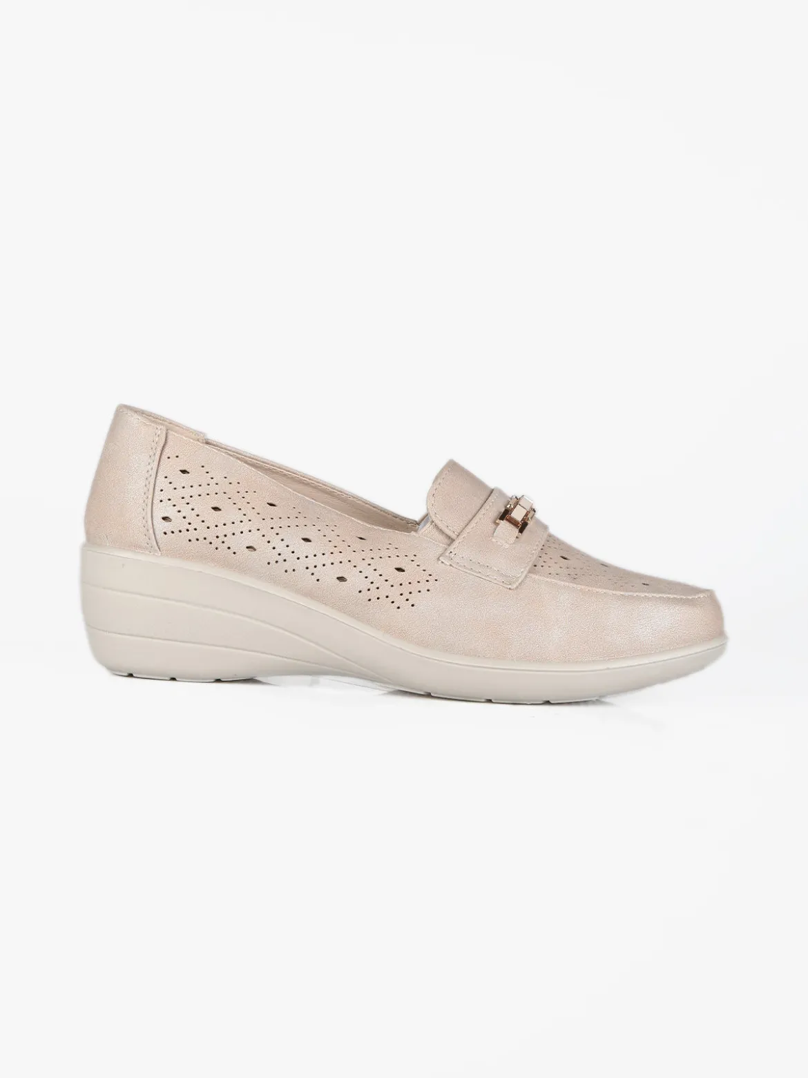 Moenia Ballerine con fibbia e zeppa da donna