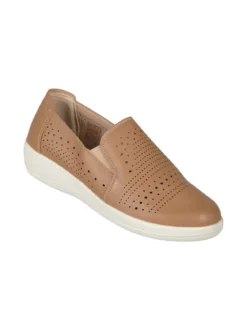 Moenia Mocassini donna comfort traforati
