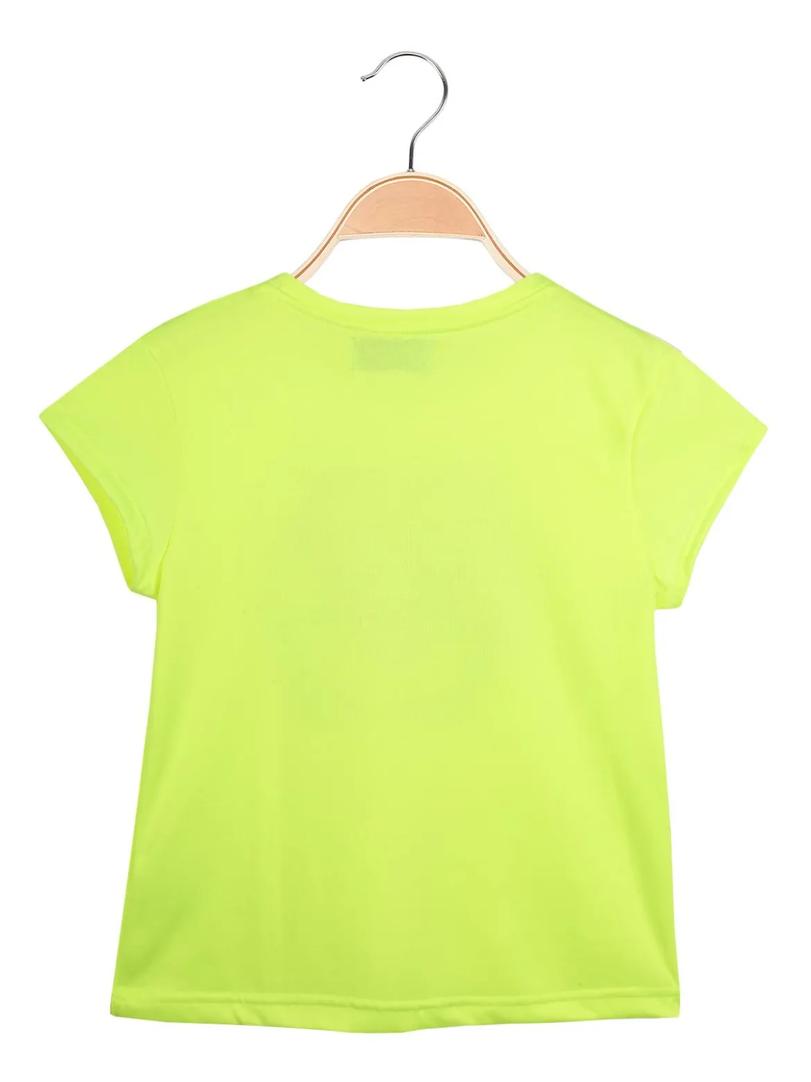 Molecola T-shirt fluo con stampa