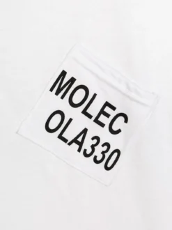 Molecola T-shirt in cotone con taschino