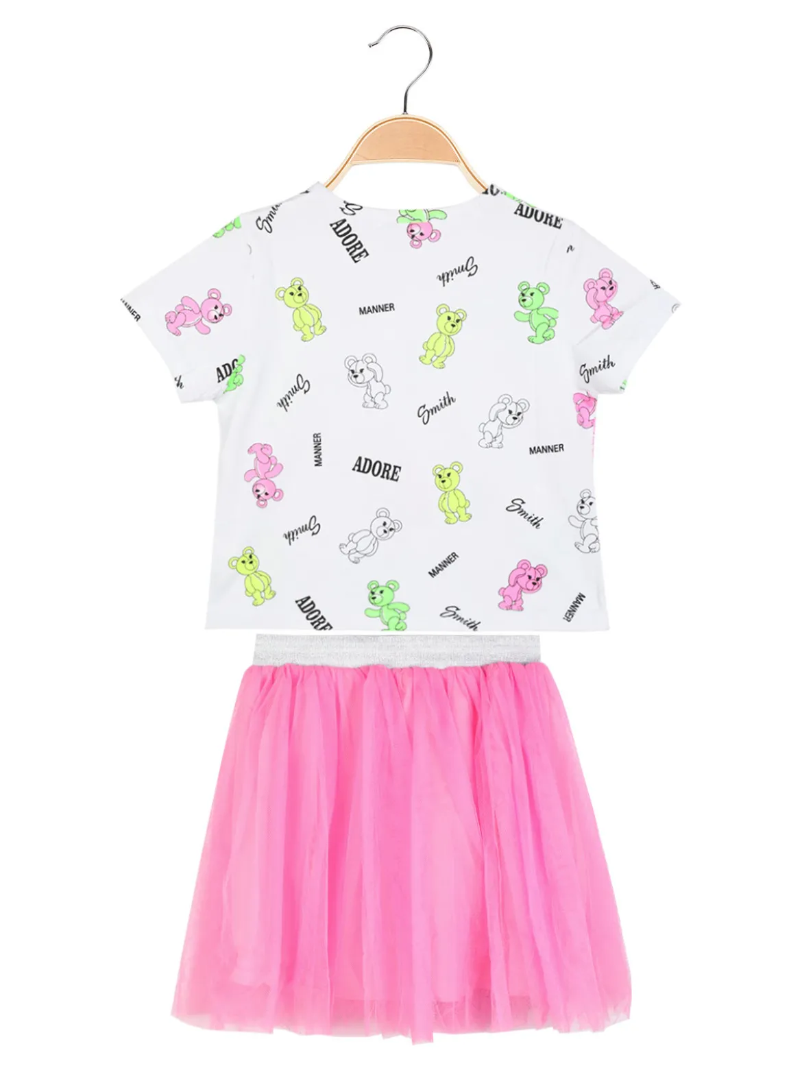 Mono Star Completo da bambina t-shirt + gonna in tulle