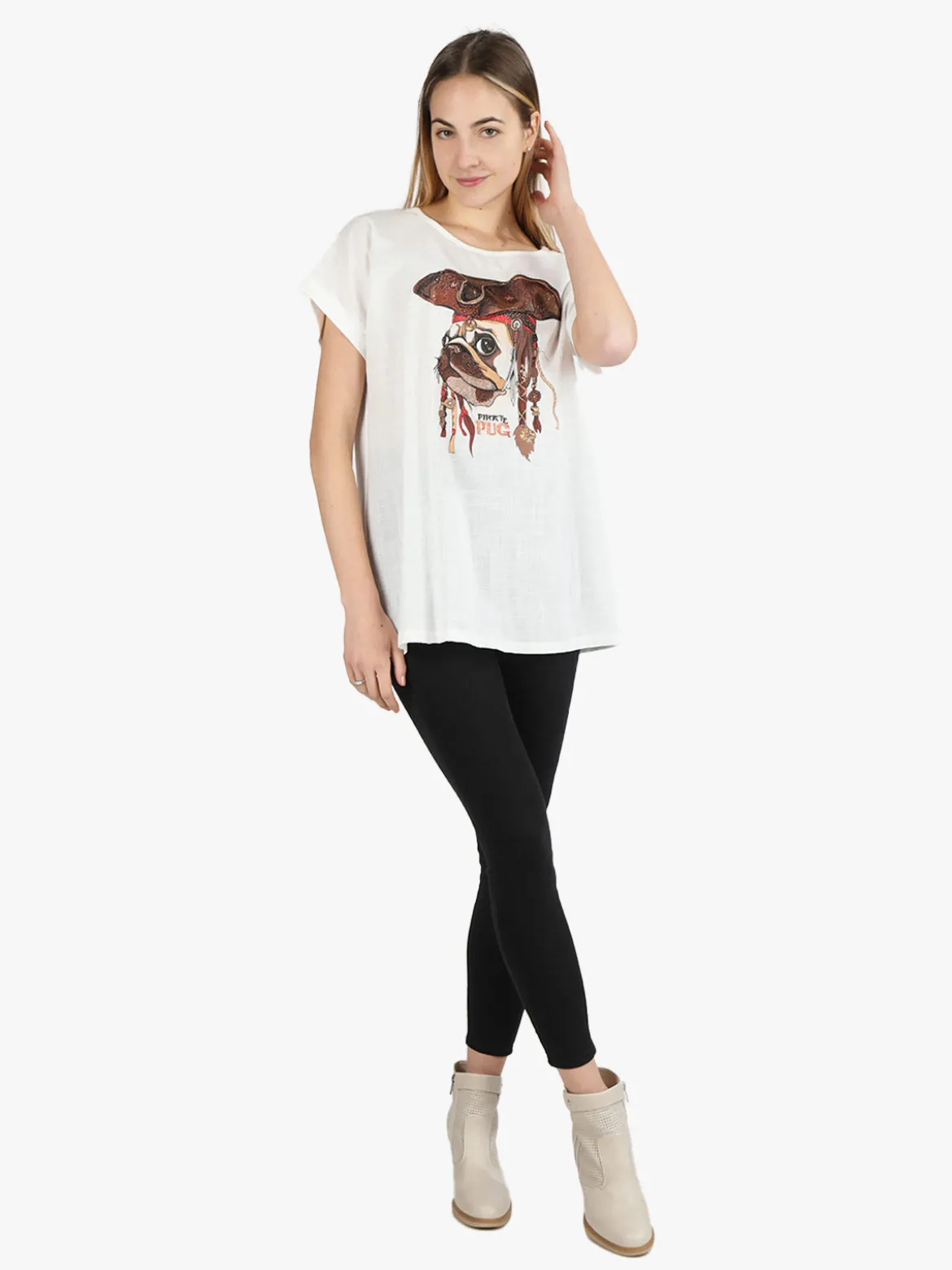 Monte Cervino Maxi t-shirt donna con stampa disegno