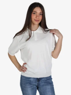 Monte Cervino Polo donna in maglia a maniche corte
