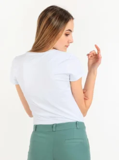 Monte Cervino T-shirt donna con disegno e perline