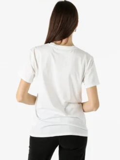 Monte Cervino T-shirt donna in cotone con stampa e strass - rosa