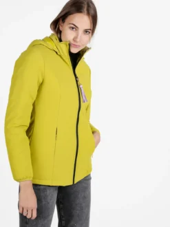 Mont Rose Giubbotto corto da donna imbottito e impermeabile con cappuccio
