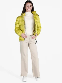 Mont Rose Giubbotto donna imbottito con cappuccio e zip