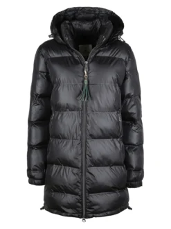 Mont Rose Giubbotto lungo da donna imbottito con cappuccio e zip