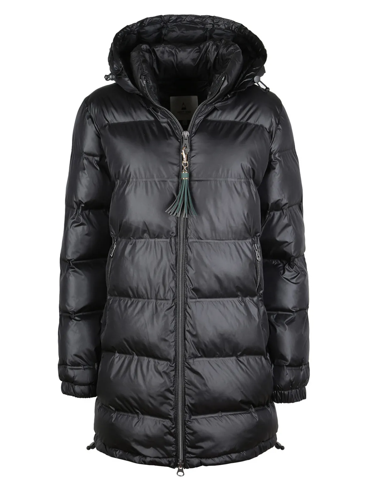 Mont Rose Giubbotto lungo da donna imbottito con cappuccio e zip