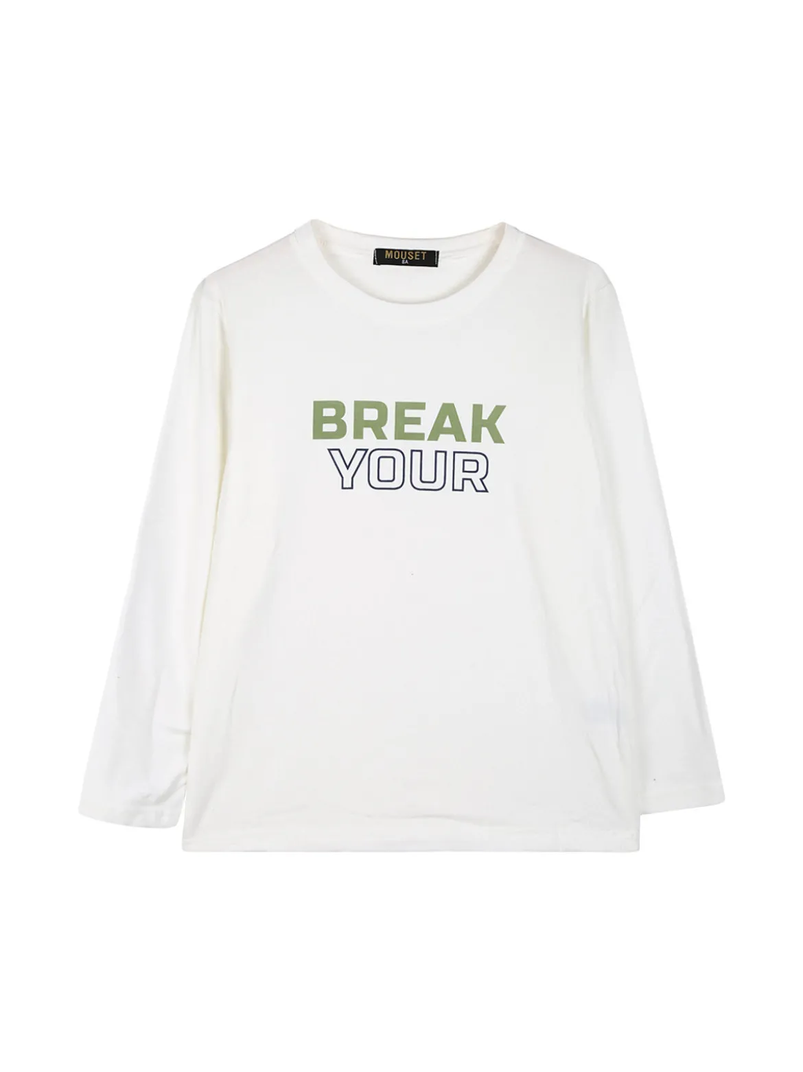 Mouset Completo 3 pezzi da bambino con cappuccio e zip - verde