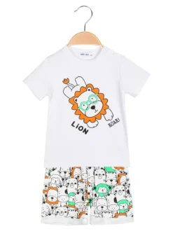 Mr Jek Completo corto da neonato 2 pezzi in cotone