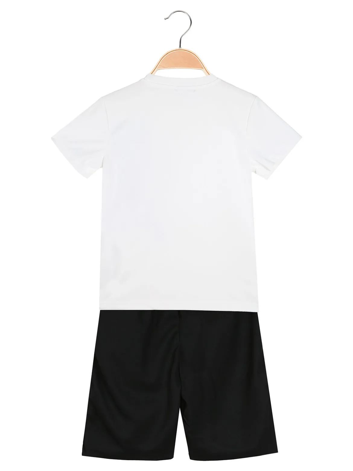 Mr Jek Completo corto da ragazzo con t-shirt e bermuda - bianco