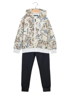 Mr Jek Completo da bambino 3 pezzi con cappuccio e zip