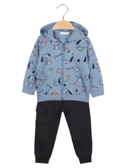 Mr Jek Completo da neonato 3 pezzi - blu