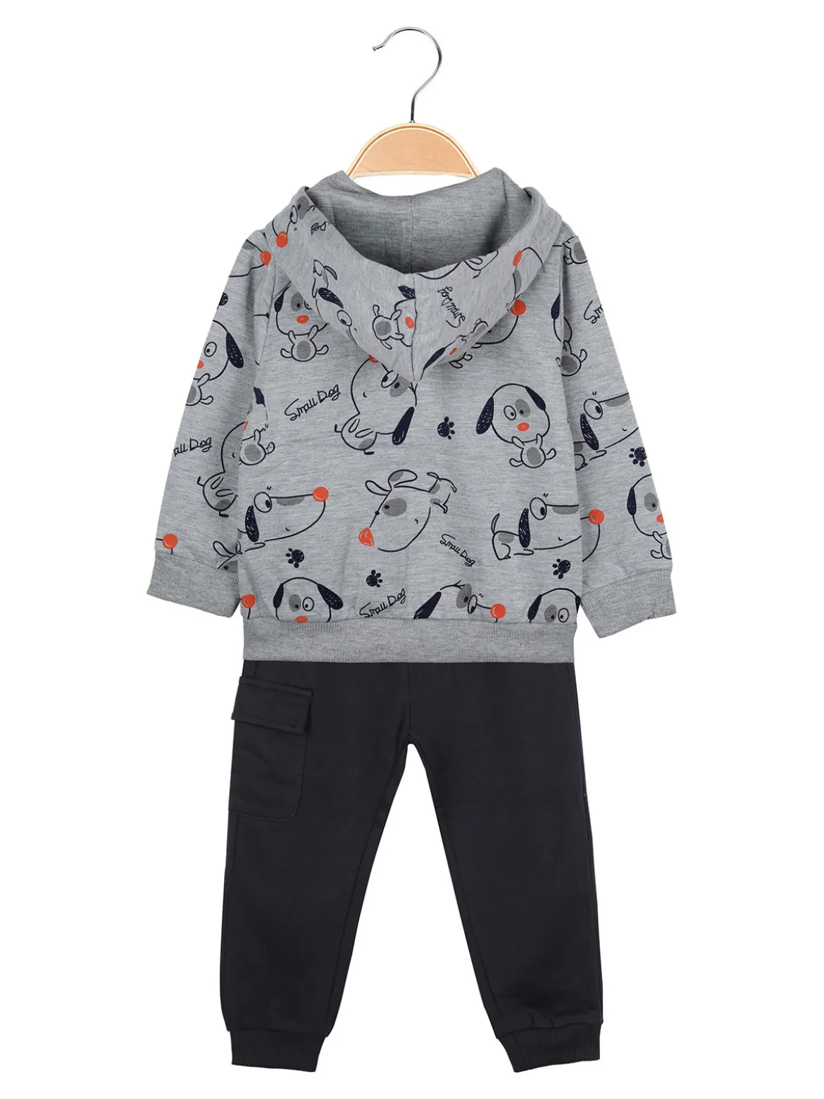 Mr Jek Completo da neonato 3 pezzi - grigio