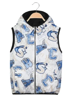 Mr Jek Gilet trapuntato da bambino reversibile