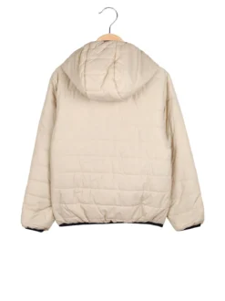 Mr Jek Giubbino 100 grammi da ragazzo reversibile con cappuccio e zip - beige