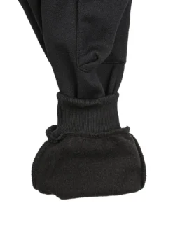 Mr Jek Pantaloni cargo da bambino con coulisse e catena decorativa - nero