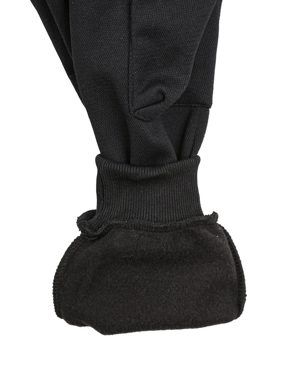 Mr Jek Pantaloni cargo da bambino con coulisse e catena decorativa - nero