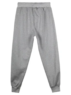 Mr Jek Pantaloni da ragazzo con coulisse e polsini - grigio