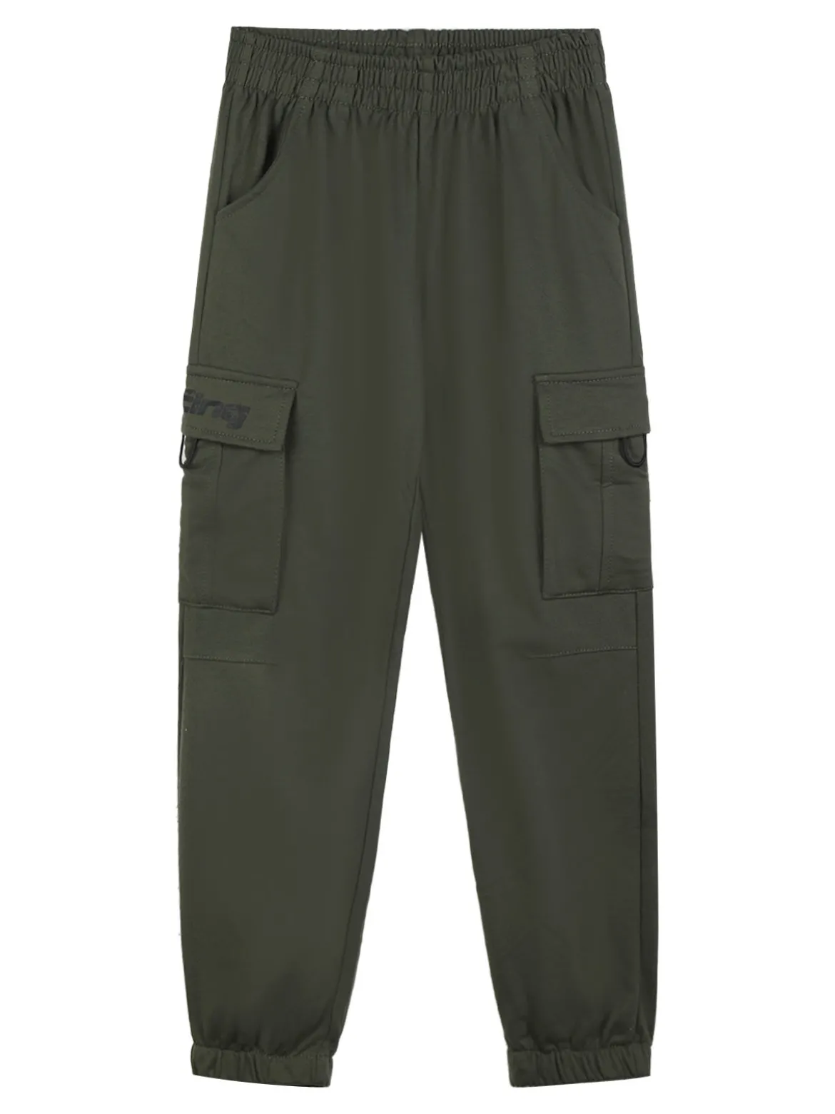 Mr Jek Pantaloni sportivi da bambino con tasconi e polsini