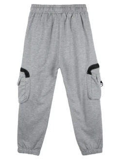Mr Jek Pantaloni tuta da bambino con tasconi laterali e polsini