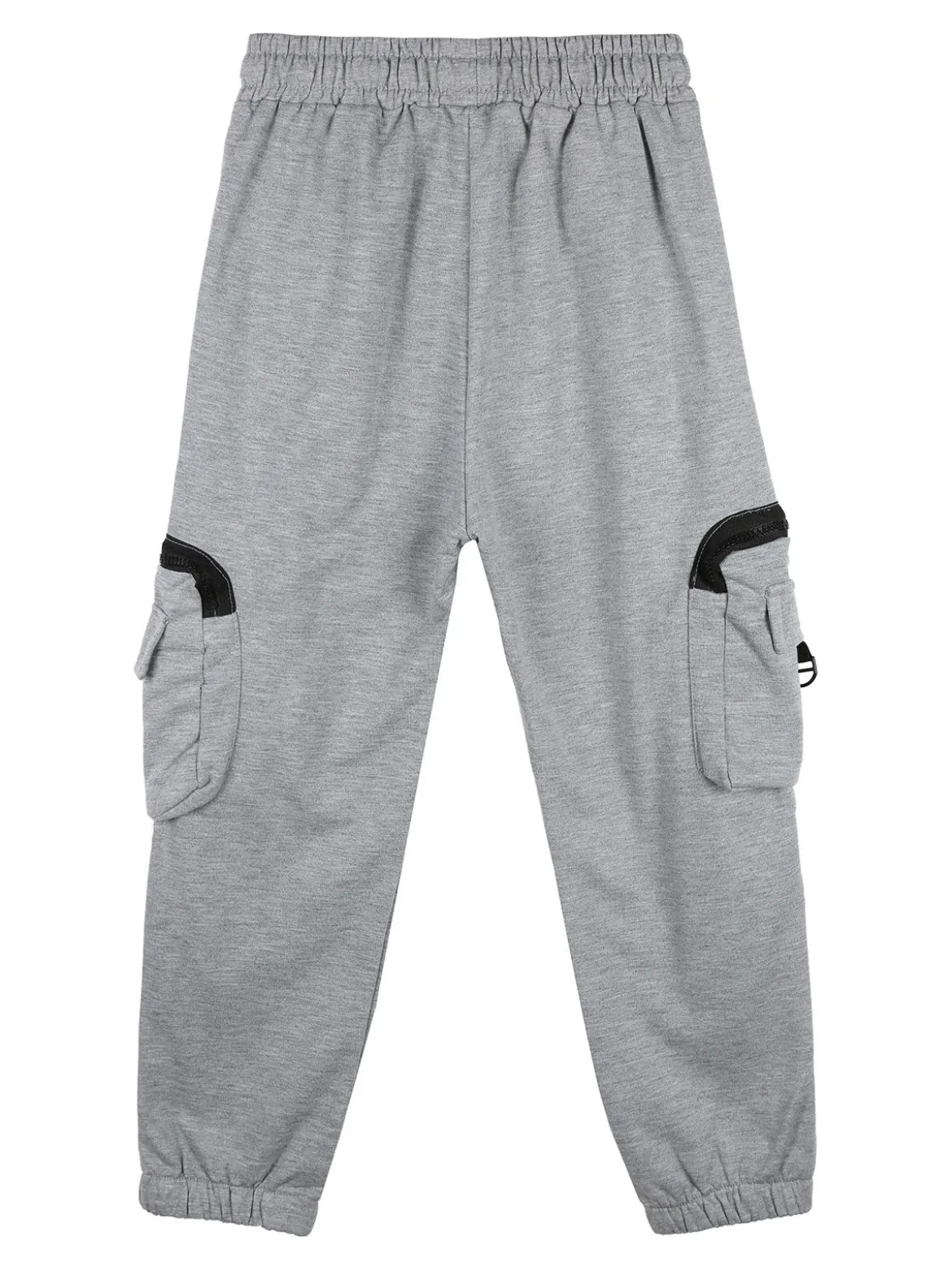 Mr Jek Pantaloni tuta da bambino con tasconi laterali e polsini