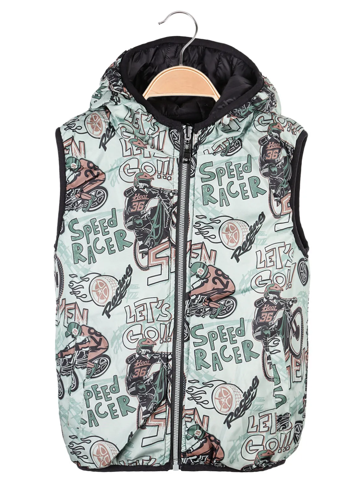 Mr Jek Smanicato da bambino reversibile con cappuccio e zip