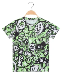 Mr Jek T-shirt con stampa da bambino manica corta