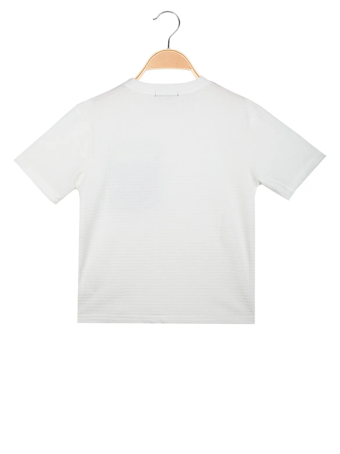 Mr Jek T-shirt da bambino con taschino a rete
