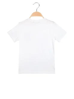 Mr Jek T-shirt da bambino in cotone con stampa - bianco
