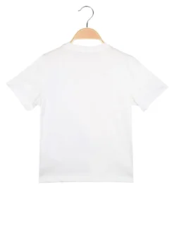 Mr Jek T-shirt da ragazzo in cotone con stampa - bianco