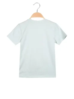 Mr Jek T-shirt da ragazzo in cotone con stampa disegno - verde chiaro