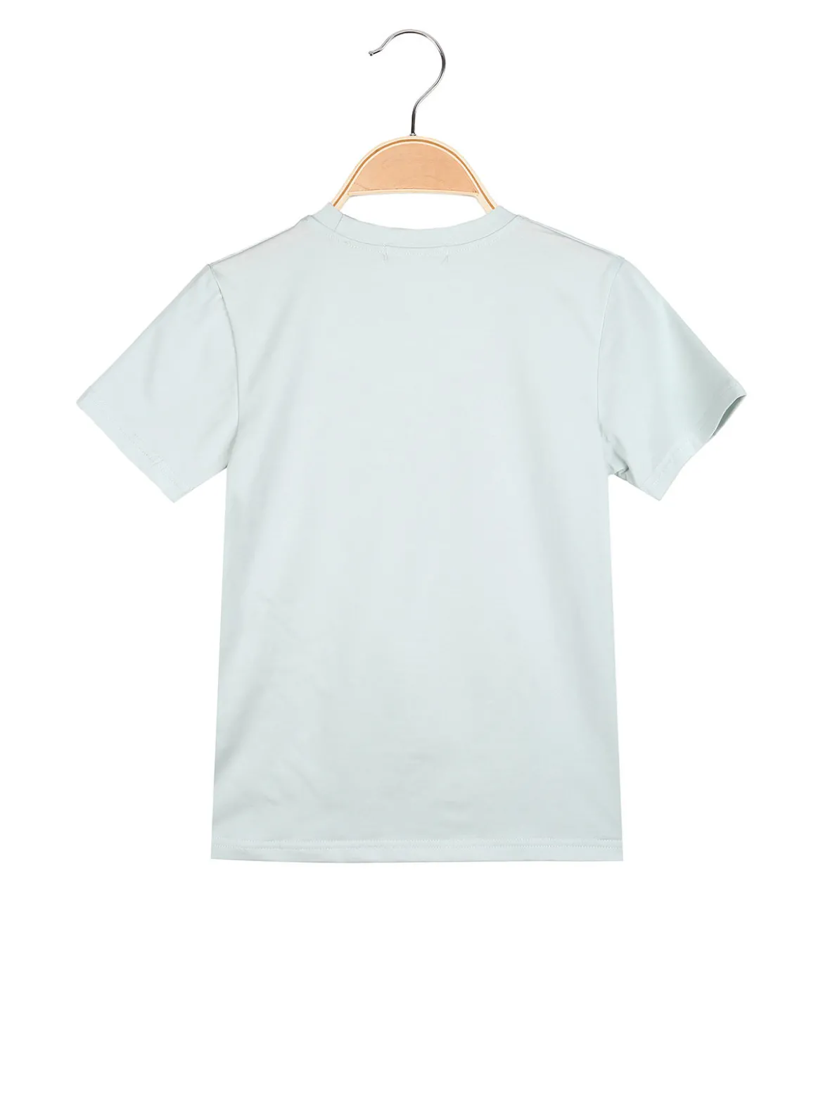 Mr Jek T-shirt da ragazzo in cotone con stampa disegno - verde chiaro