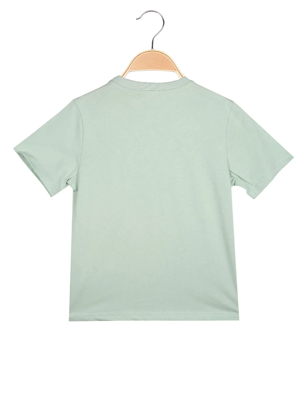 Mr Jek T-shirt da ragazzo in cotone con stampa - verde chiaro