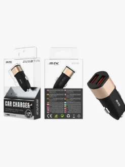 M.Tk Caricatore auto dual usb