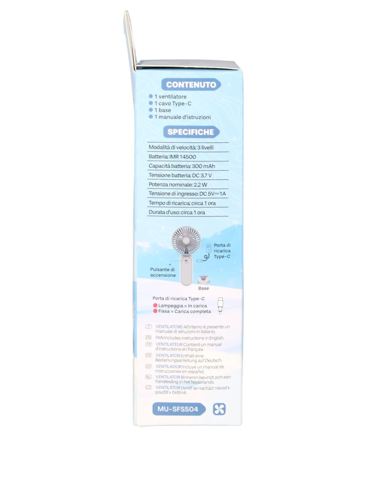 Mulin Ventilatore con supporto per cellulare - verde