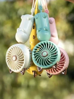 Mulin Ventilatore pieghevole - rosa