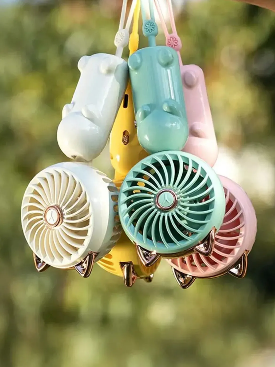 Mulin Ventilatore pieghevole - rosa