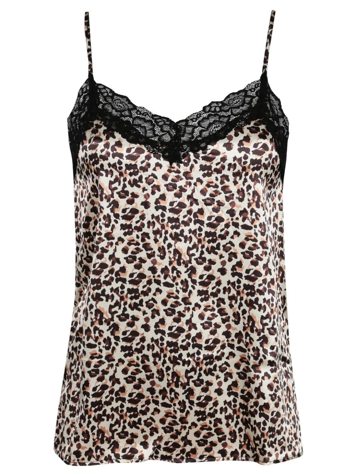 Multi Sexi Top maculato con pizzo