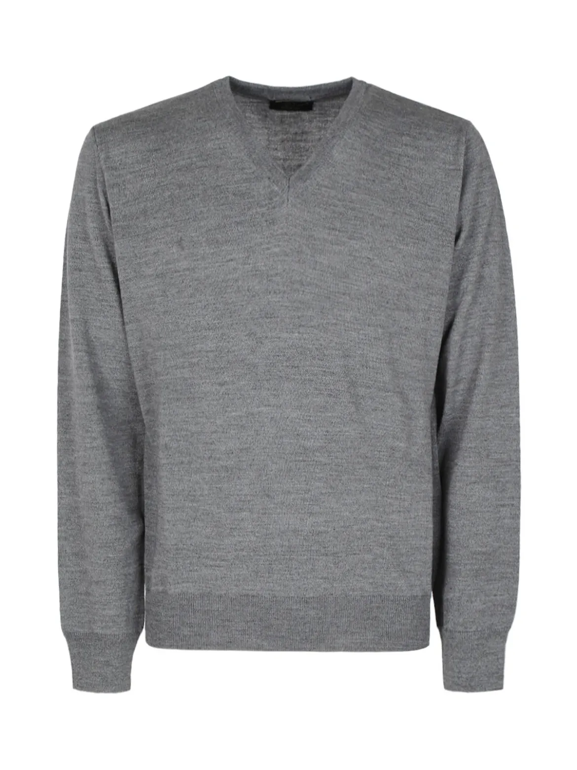 Mv Pullover da uomo misto lana con scollo a V
