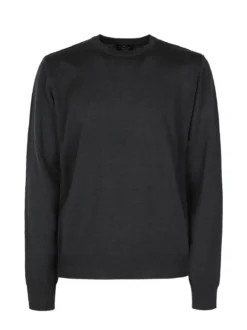 Mv Pullover da uomo misto lana girocollo